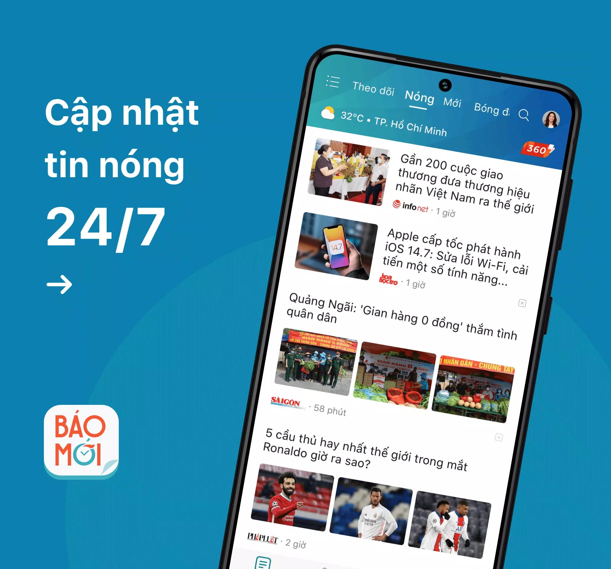 Báo Mới - Tin mới 24h Capture d'écran 0