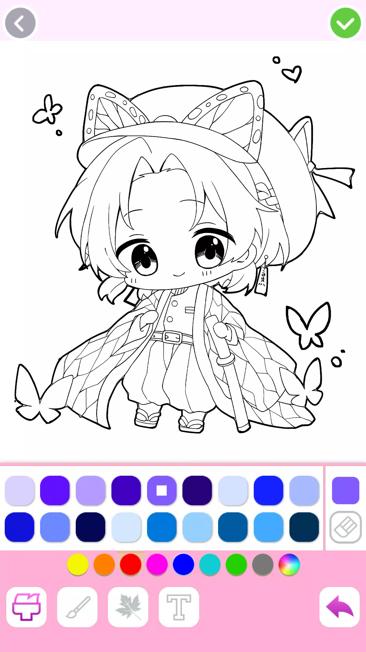 Cute Drawing : Anime Color Fan Tangkapan skrin 0