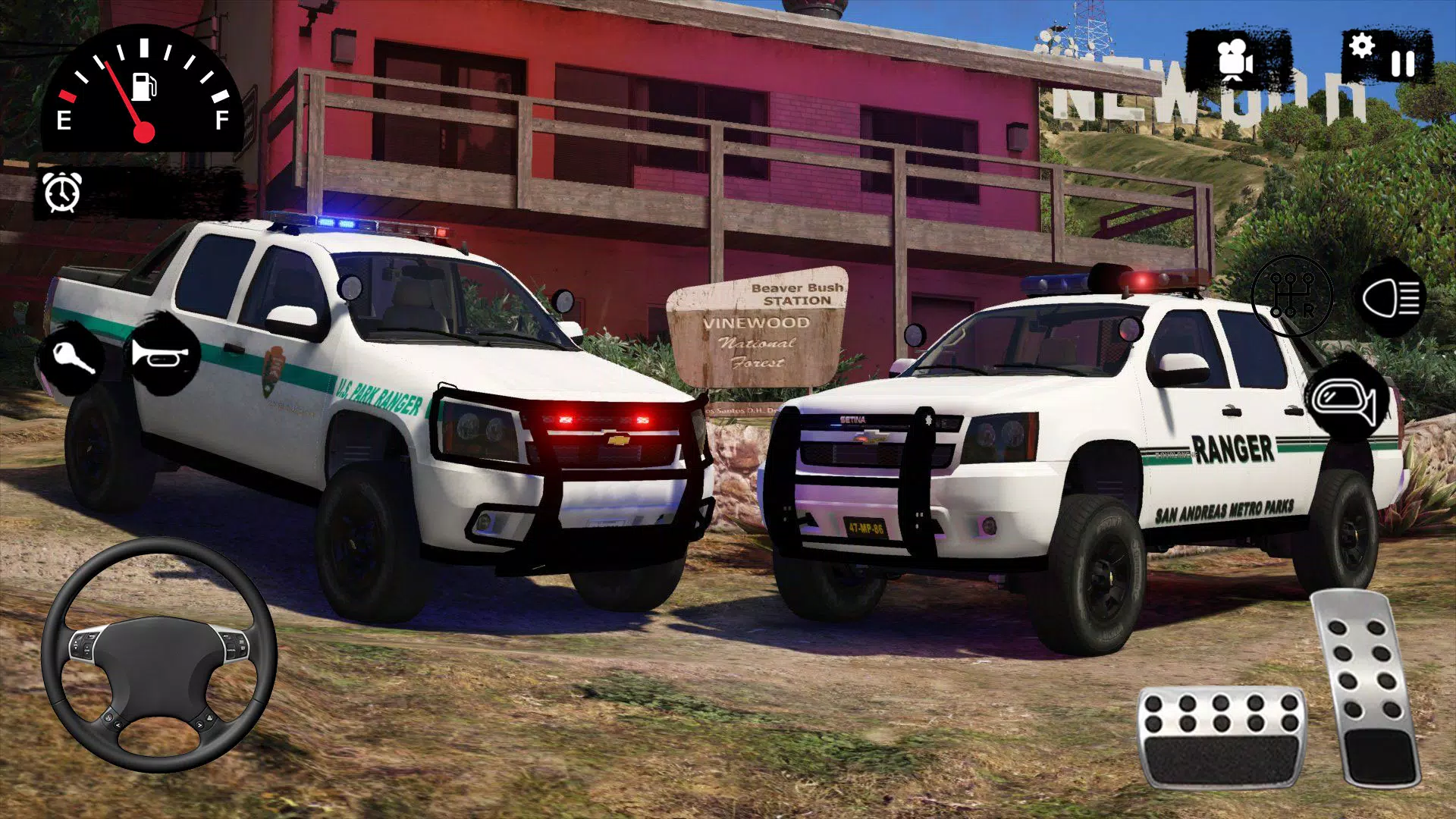 Offroad Police Truck Drive 3D Screenshot 2