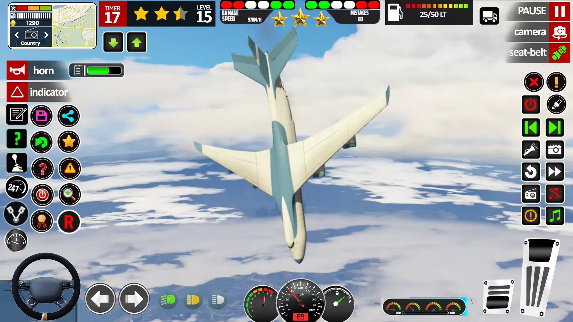 Plane Game Flight Simulator 3d Ekran Görüntüsü 1