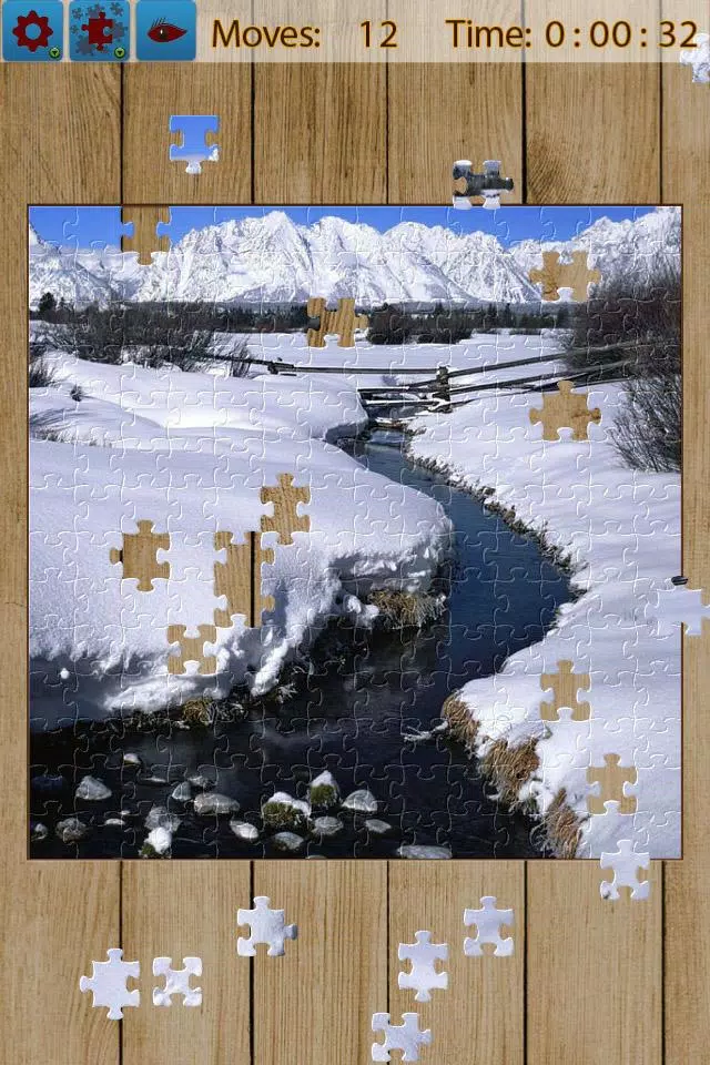 Snow Landscape Jigsaw Puzzles ဖန်သားပြင်ဓာတ်ပုံ 1