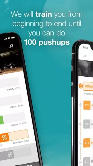 0-100 Pushups Trainer Schermafbeelding 1