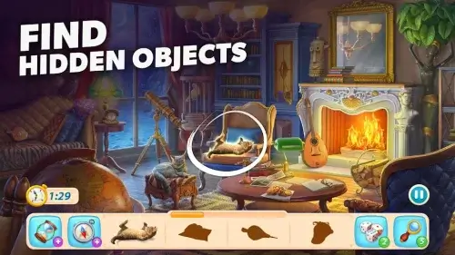 Secret Mansion: Hidden Objects Schermafbeelding 0