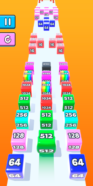 Jelly Run 2048 Schermafbeelding 1