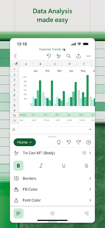 Microsoft Excel: Spreadsheets Screenshot 1