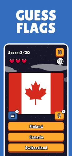 Guess Flags - Trivia Capture d'écran 1