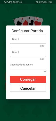 Marcador de Truco Goiano 螢幕截圖 1