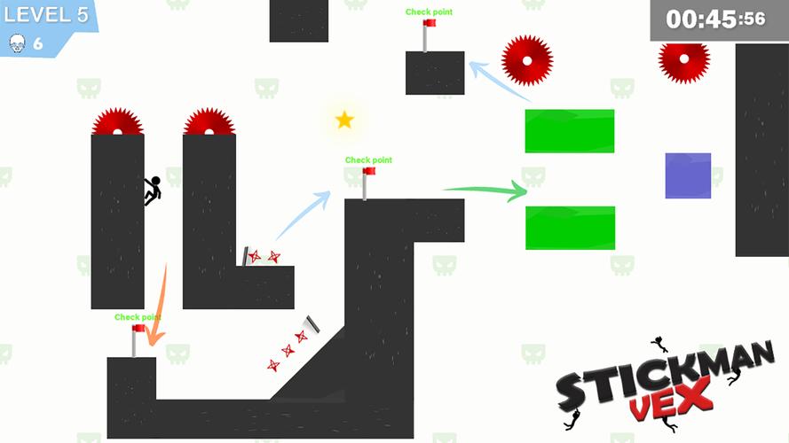 Stickman Impaled : Vex 스크린샷 2