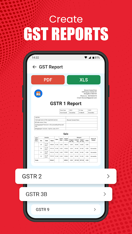 Vyapar Invoice Billing App Captura de tela 3