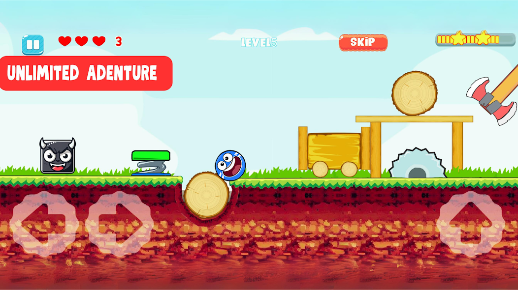 Ball V - Red Bounce Ball 5 Mod Ảnh chụp màn hình 0