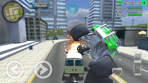 Rope Frog Ninja Hero Car Vegas স্ক্রিনশট 2