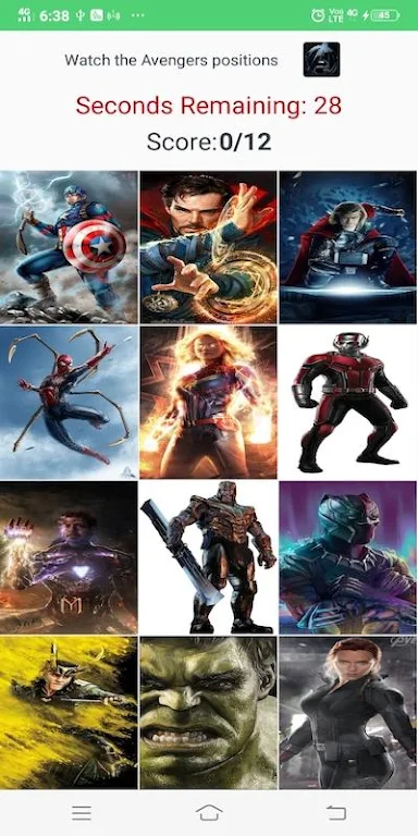 Avengers Cards Flip Game Tangkapan skrin 3