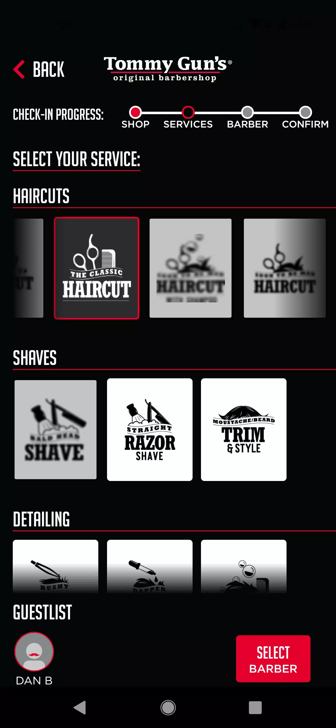 Tommy Gun’s Barbershop Ảnh chụp màn hình 1