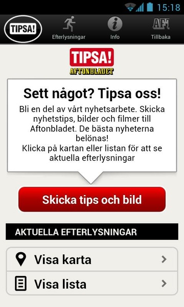 Aftonbladet 螢幕截圖 1