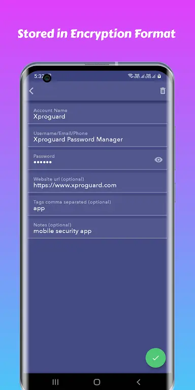 Xproguard Password Manager Captura de pantalla 1