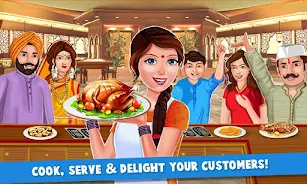 Indian Kitchen Cooking Games Скриншот 3