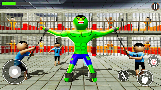 Incredible Monster: Superhero Prison Escape Games 螢幕截圖 2