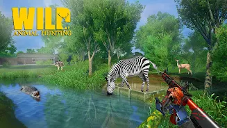 Wild Animal Hunting Games Schermafbeelding 3