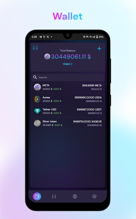 Metatron wallet ภาพหน้าจอ 3