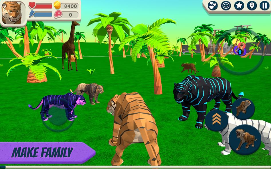 Tiger Simulator 3D Mod Ảnh chụp màn hình 1