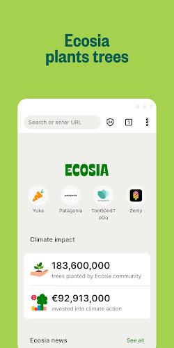 Ecosia: Browse to plant trees. 스크린샷 1