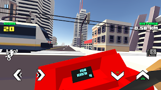 Blocky Moto Racing: Bike Rider Schermafbeelding 1