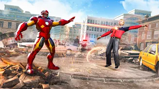 Iron Hero: Superhero Fight 3D Tangkapan skrin 2