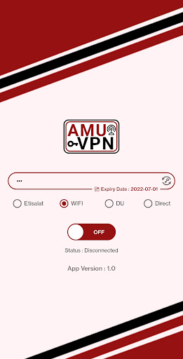 Amu VPN Screenshot 1