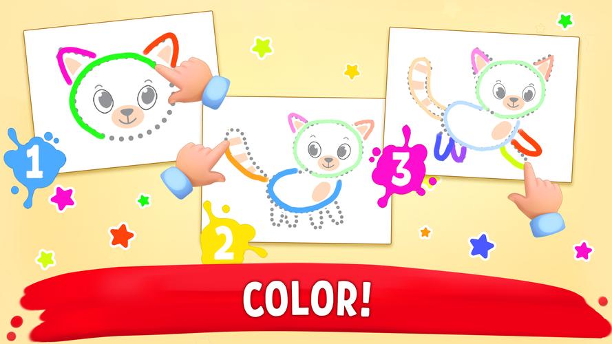 Coloring book Games for kids 2 Schermafbeelding 2