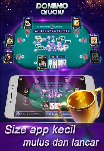 Domino qq gaple qiuqiu  remi poker domino99 Ảnh chụp màn hình 1