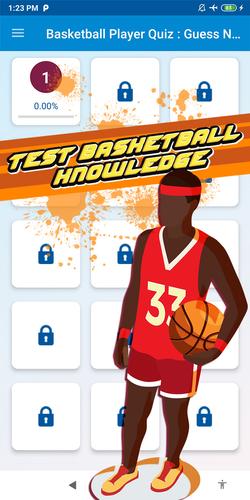 basketball player quiz Captura de pantalla 1