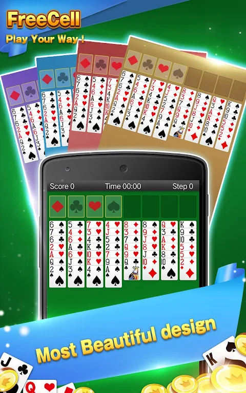 Solitaire - FreeCell Card Game Captura de pantalla 1