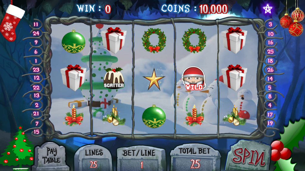 Christmas Jackpot : Real Casino Slot Master 777 Screenshot 1