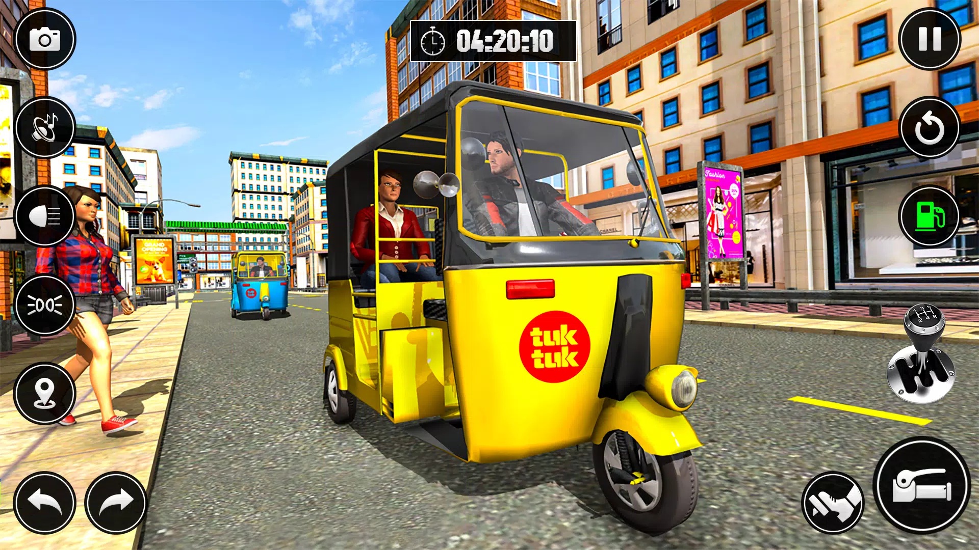 City Taxi Auto Rickshaw Game Screenshot 1