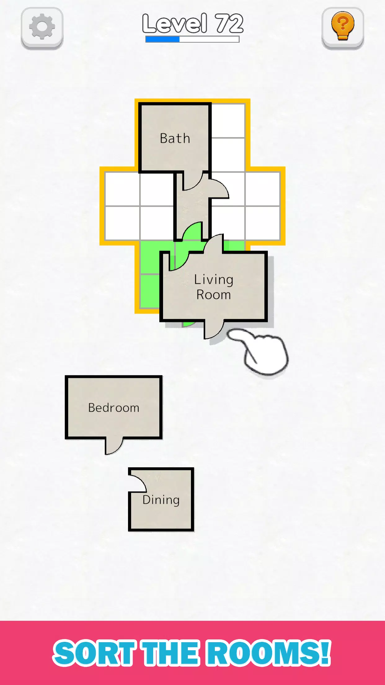 Room Sort - Floor Plan Game 스크린샷 0