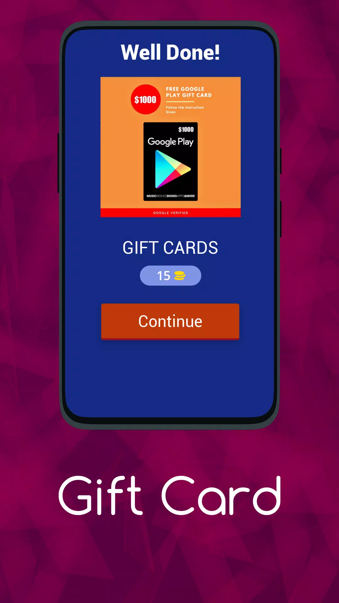 Schermata Gift Card 2