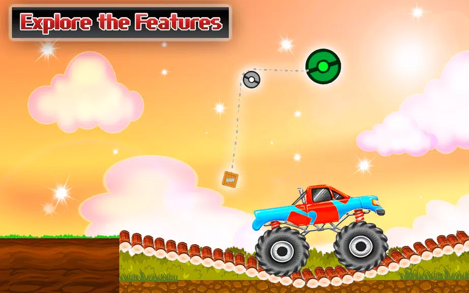 Rope Bridge Racer Car Game Zrzut ekranu 2