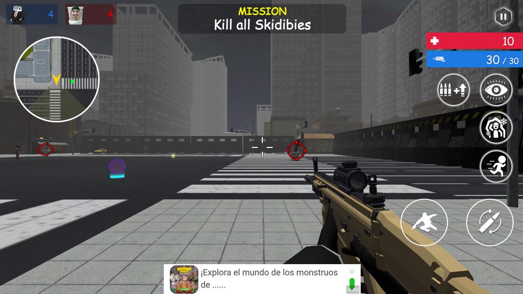 Shoot Skibd Toilet Survival.io Zrzut ekranu 2