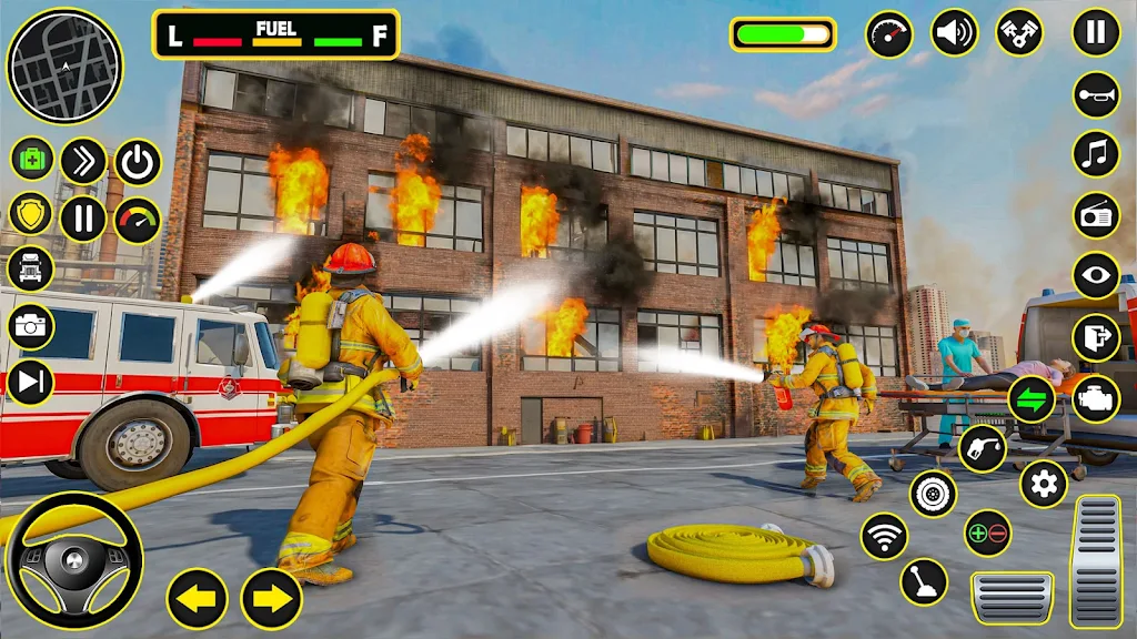 Fire Truck Firefighter Rescue 螢幕截圖 1