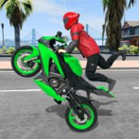 Superhero Moto Stunts Racing