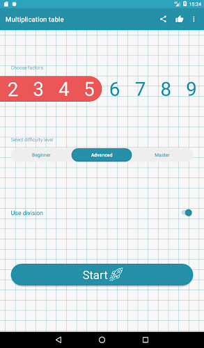 Multiplication tables Captura de tela 2