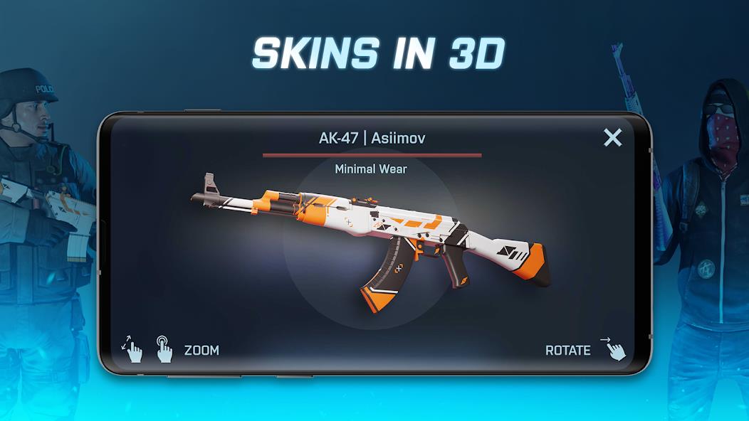 Case Opener - skins simulator Mod ဖန်သားပြင်ဓာတ်ပုံ 0