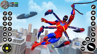 Spider Rescue- Rope Hero games Captura de tela 1