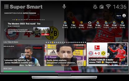 Super Smart TV Launcher ဖန်သားပြင်ဓာတ်ပုံ 1