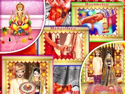 Indian Wedding Princess Salon Captura de pantalla 1