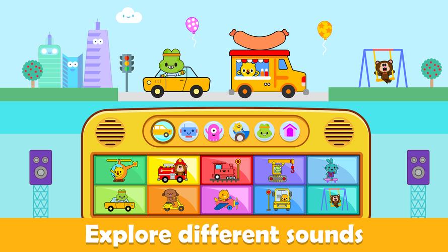 Toddler Piano and Music Games স্ক্রিনশট 1