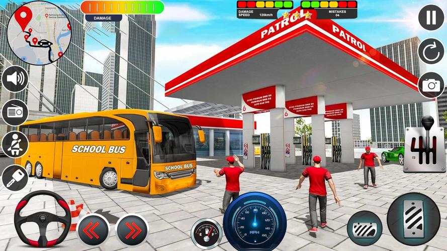 School Bus Simulator Bus Games Скриншот 1