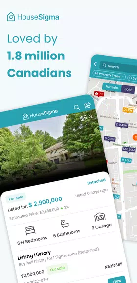 HouseSigma Canada Real Estate ภาพหน้าจอ 0