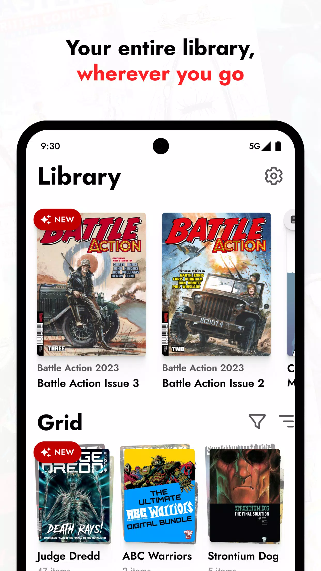 2000 AD Comics and Judge Dredd Capture d'écran 2