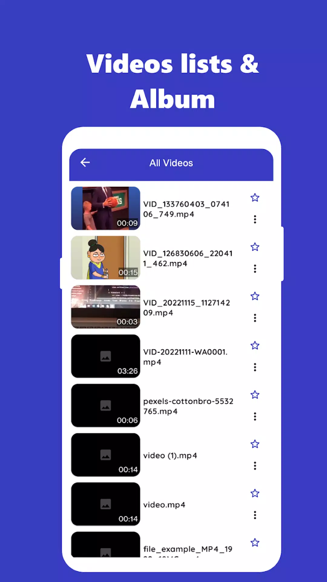 Video Player Ảnh chụp màn hình 2